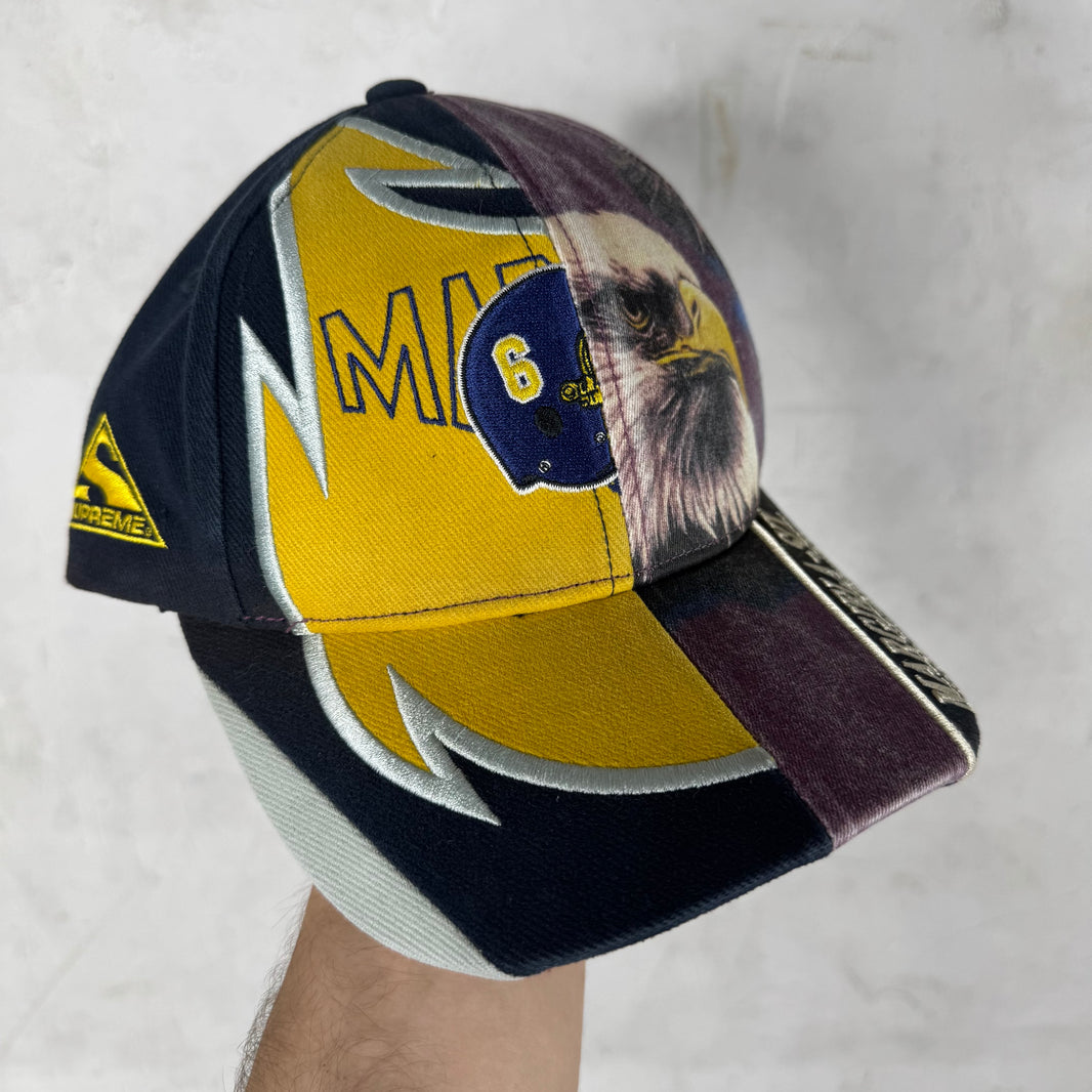 Supreme x MM6 Yellow Split Eagle Hat