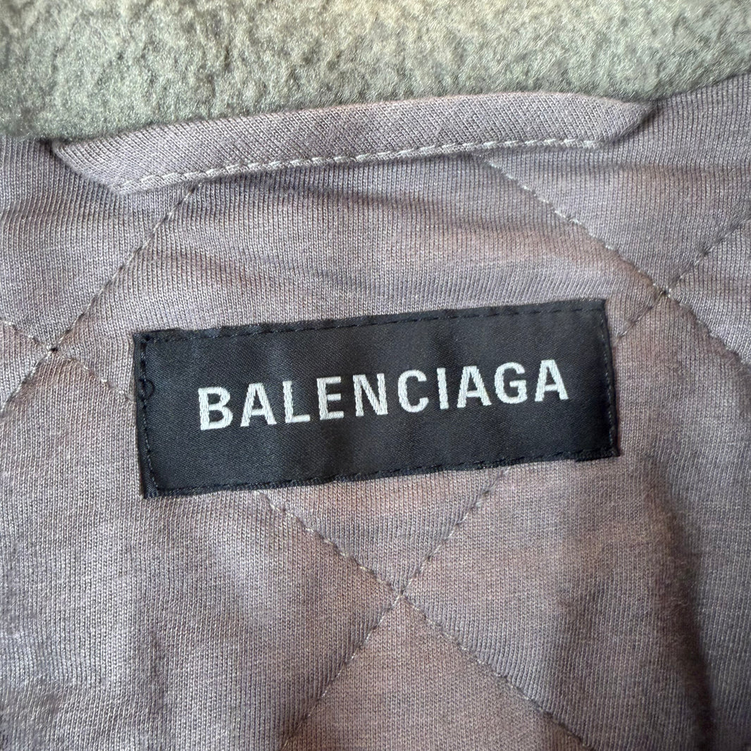Balenciaga Sample Stencil Logo Fleece Jacket