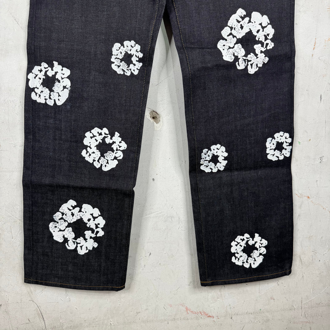 Denim Tears Raw Denim Wreath Jeans