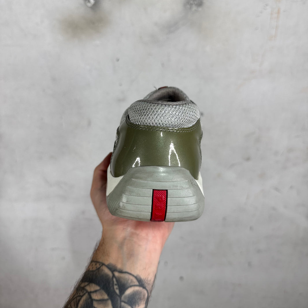 Prada Olive Patent America Cups