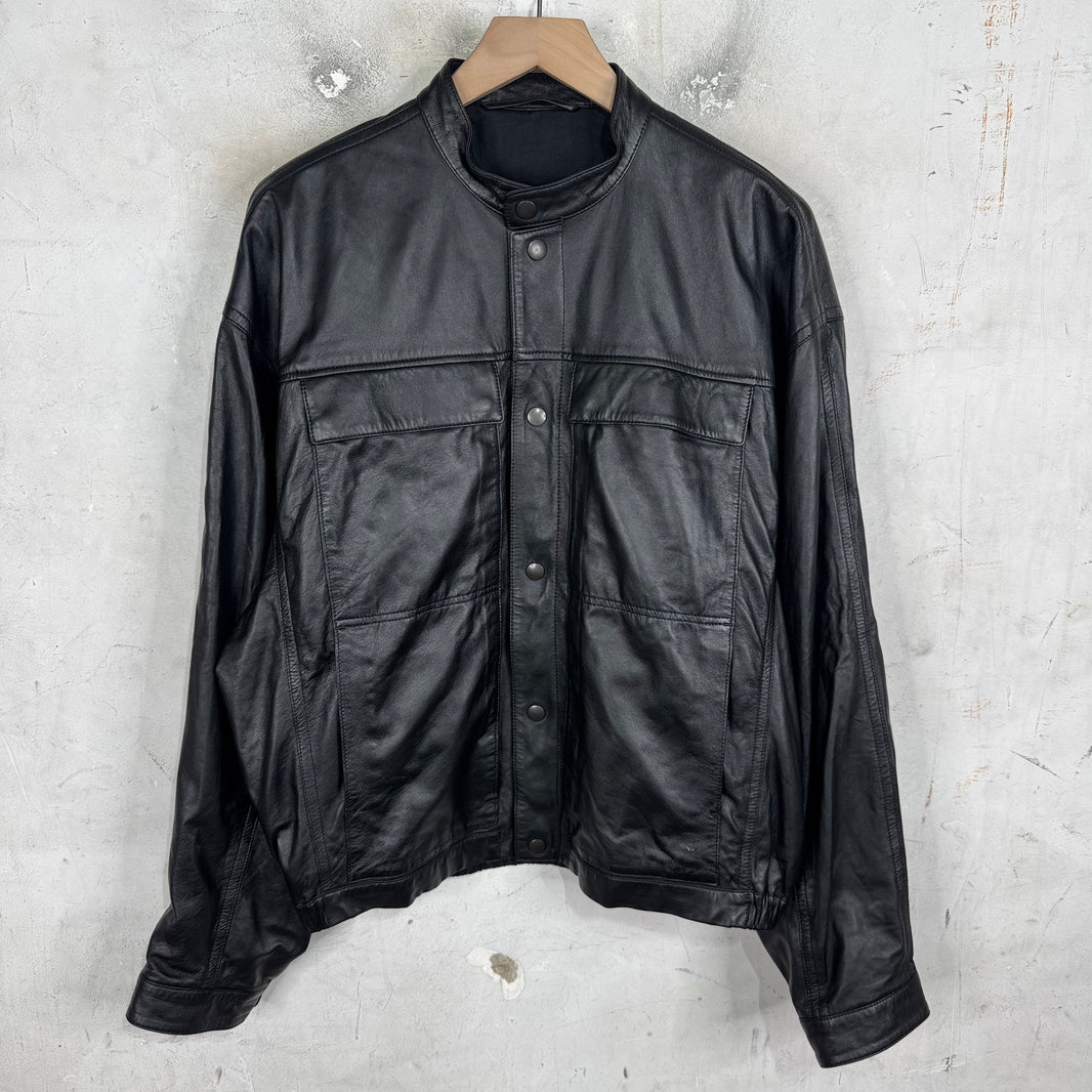 Lemaire Leather Golf Jacket