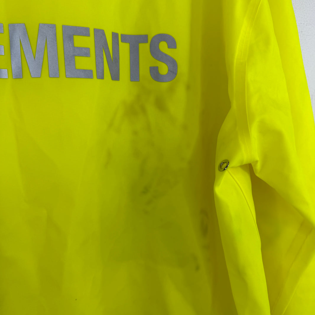 Vetements Neon Rain Coat