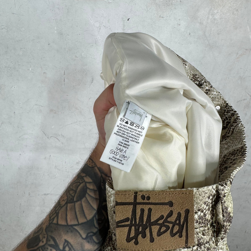 Stussy Snakeskin Leather Pants