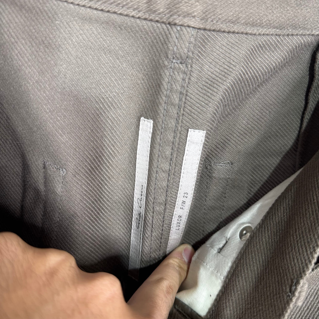 Rick Owens Luxor Dust Bolan Canvas Pants
