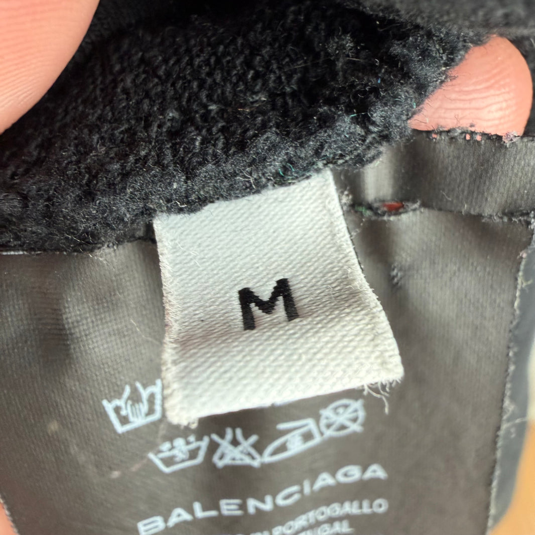 Balenciaga Copyright Logo Zip-Up Hoodie