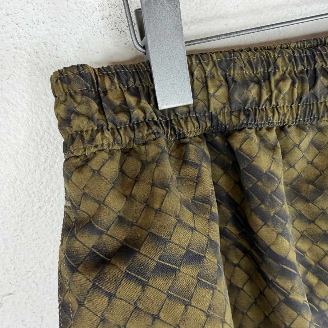 Bottega Veneta Nylon Intrecciato Printed Swim Shorts