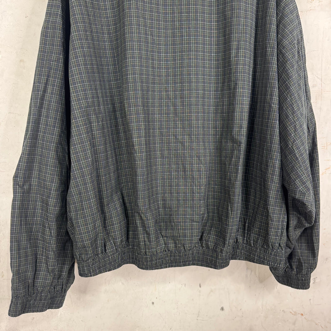 Balenciaga Loop Logo Plaid Track Jacket