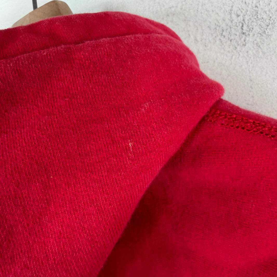 Supreme Bleached Red Tonal Box Logo Hoodie