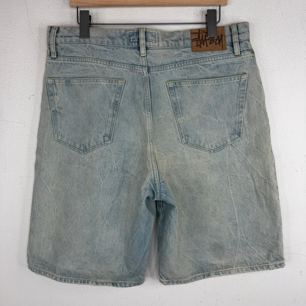 Stussy Light Wash Jean Shorts