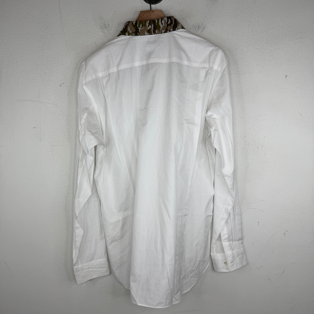 CDG Camo Collar Button Up LS Shirt