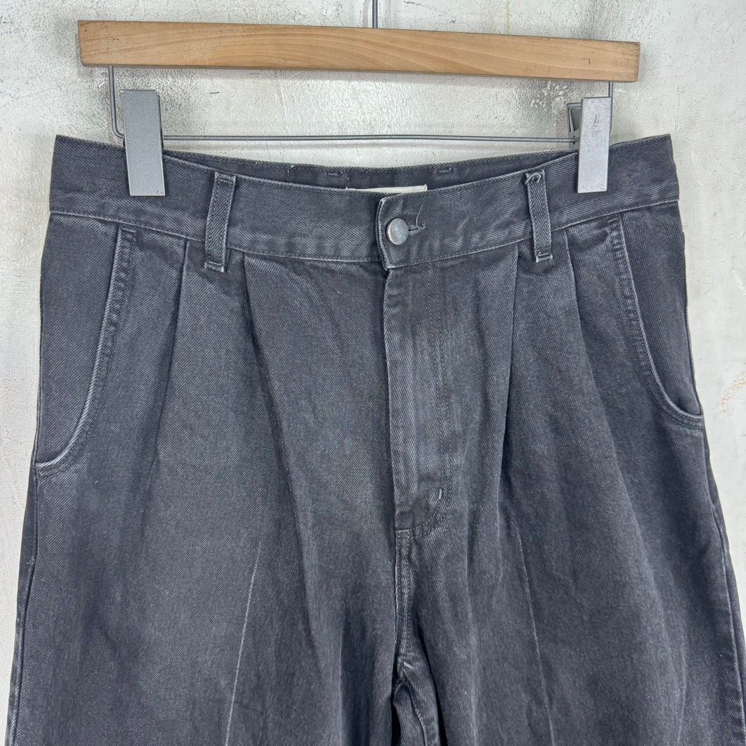MFpenn Charcoal Baggy Paneled Jeans