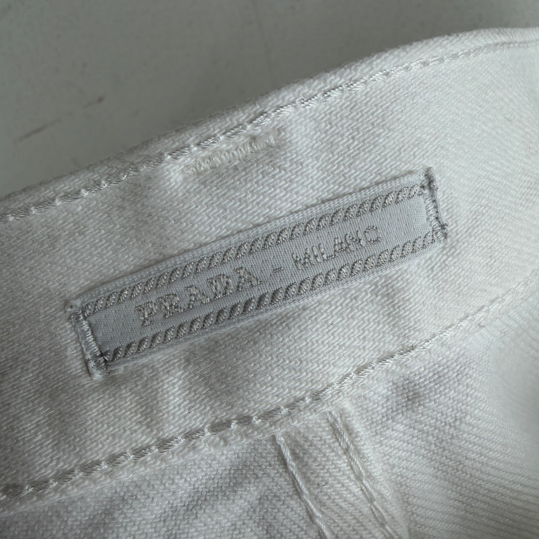 Prada White Denim Jeans