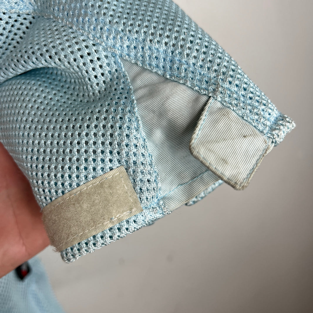 Vintage Joe Rocket Baby Blue Moto Padded Mesh Jacket