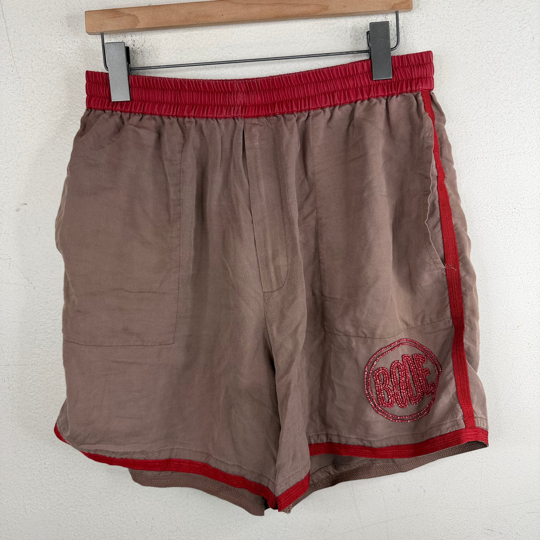Bode Beaded Logo Shorts