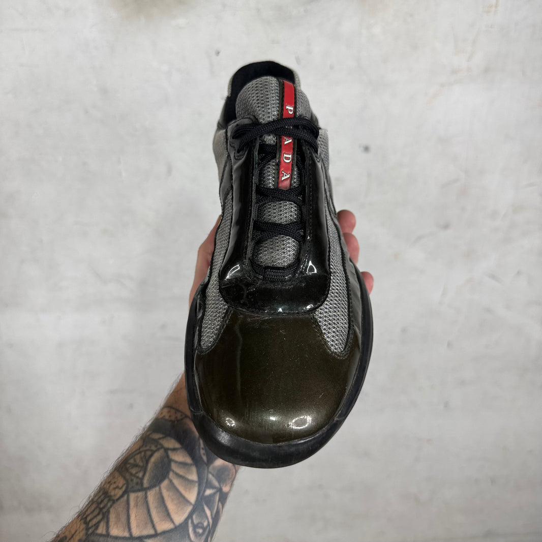 Prada Bronze/Oil Patent Americas Cup