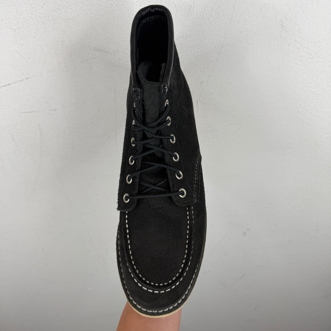Redwing Black Suede Moc Lace Boot
