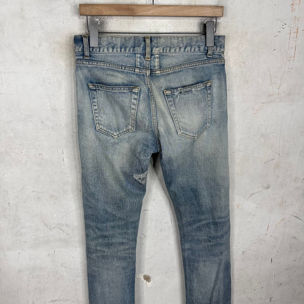 Saint Laurent Lightwash D02 Repaired Jeans