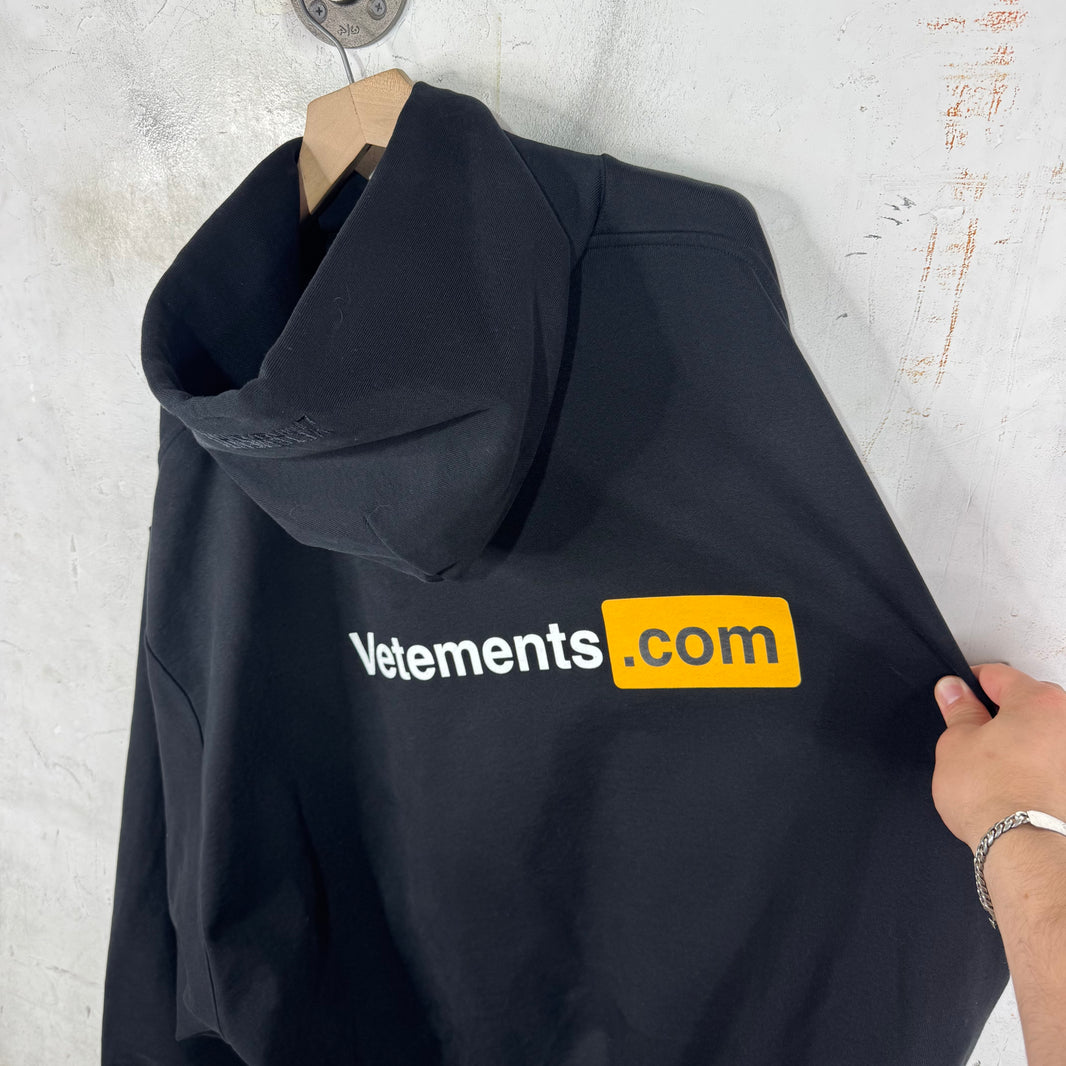 Vetements Porn Logo Hoodie