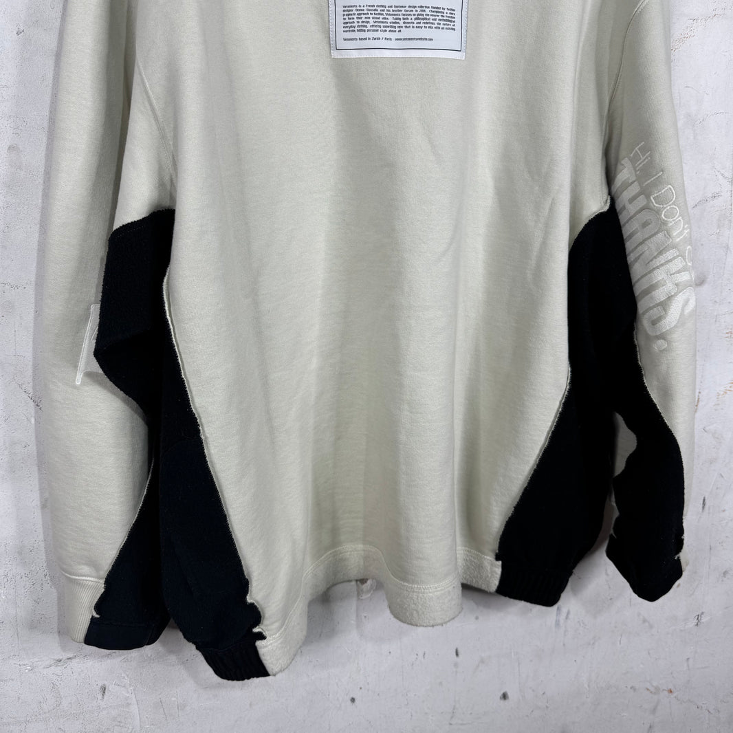 Vetements Elephant Room Half Zip Sweatshirt
