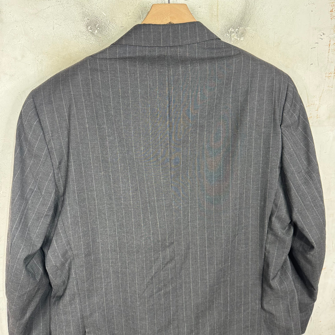 Valentino Grey Pinstripe Suit Set