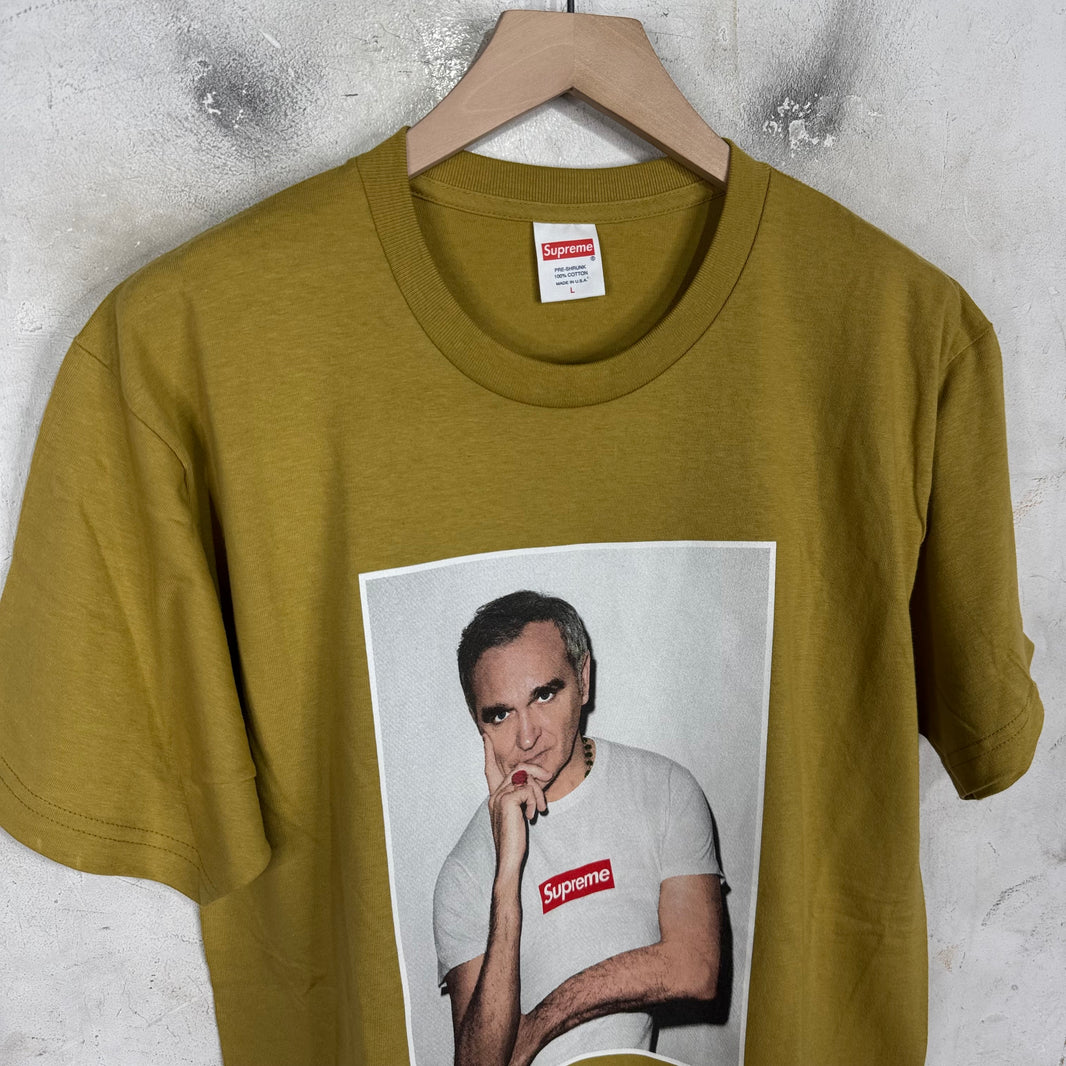 Supreme Yellow Morrisey Test Print Sample T-Shirt
