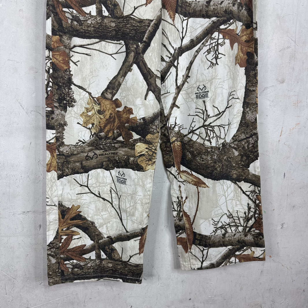 Stussy White Realtree Big Ol Jeans
