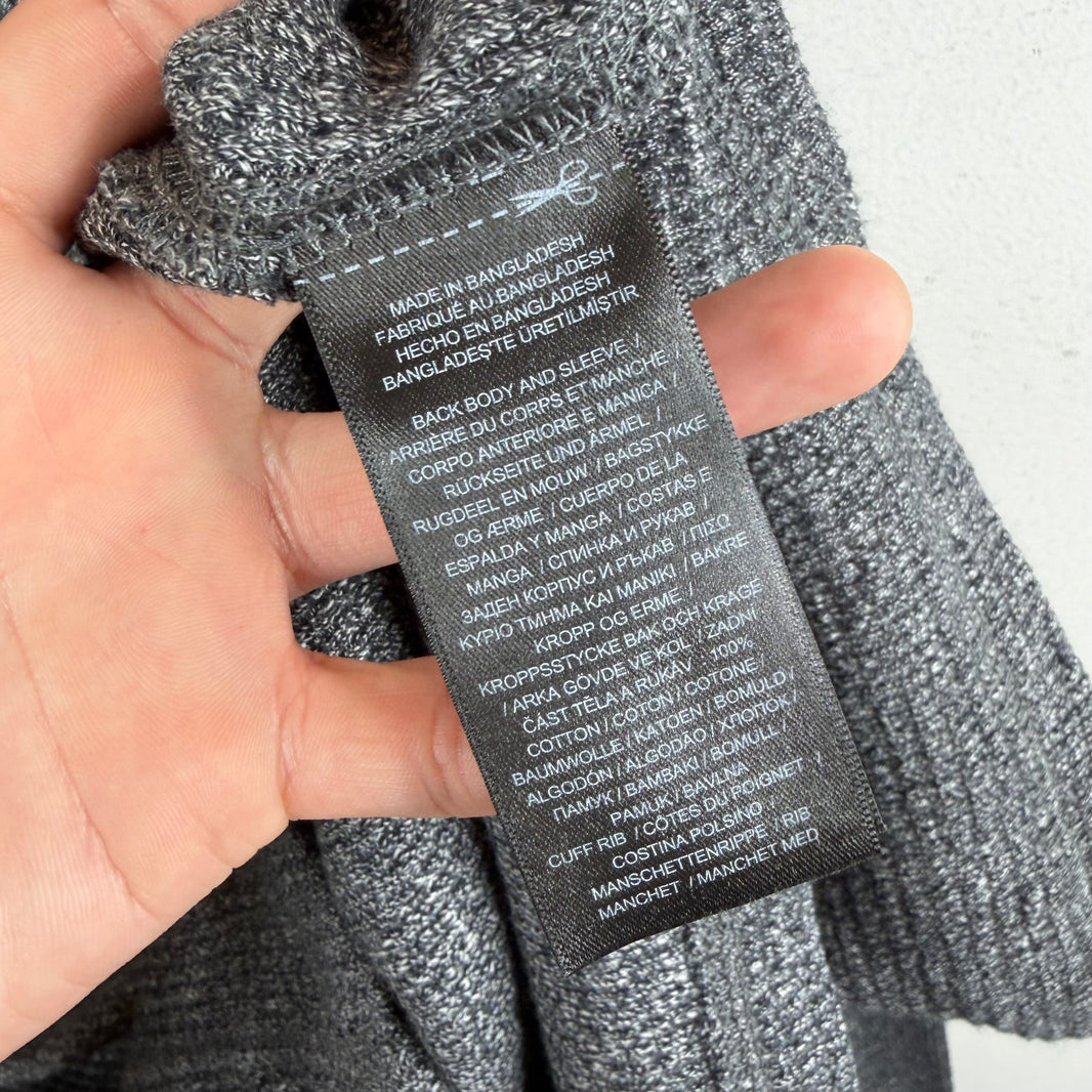 RRL Charcoal Henley Shirt