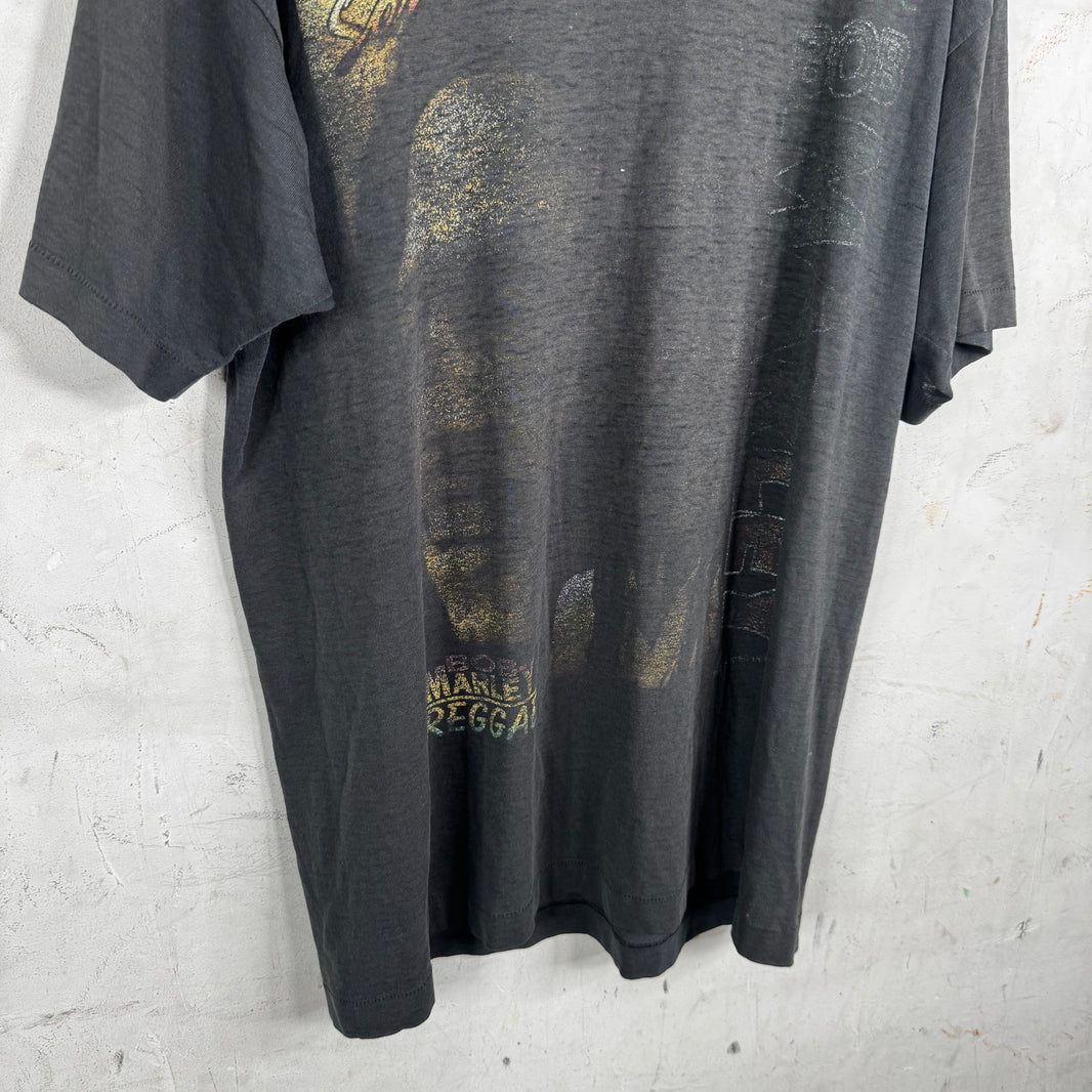 Vintage Smoked Bob Marley Rap T-Shirt
