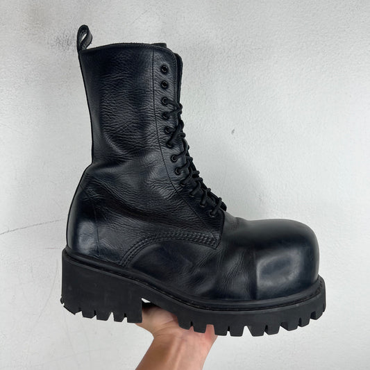 Balenciaga Leather Stomper Boots