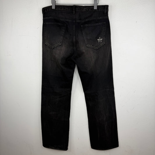 Supreme Black Wash Selvedge Star Jeans
