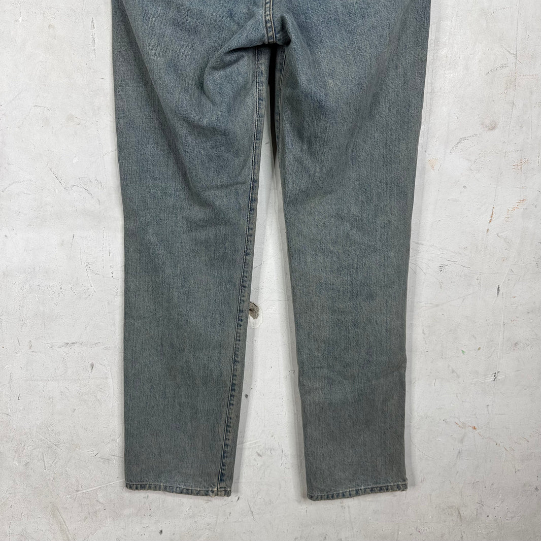 RRL Light Mud Wash Straight Legged Jeans