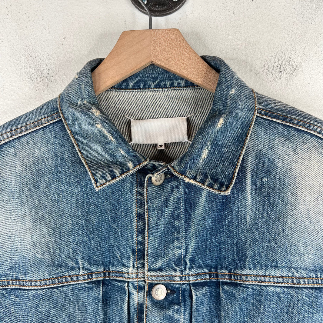 Margiela Distressed Washed Denim Jacket