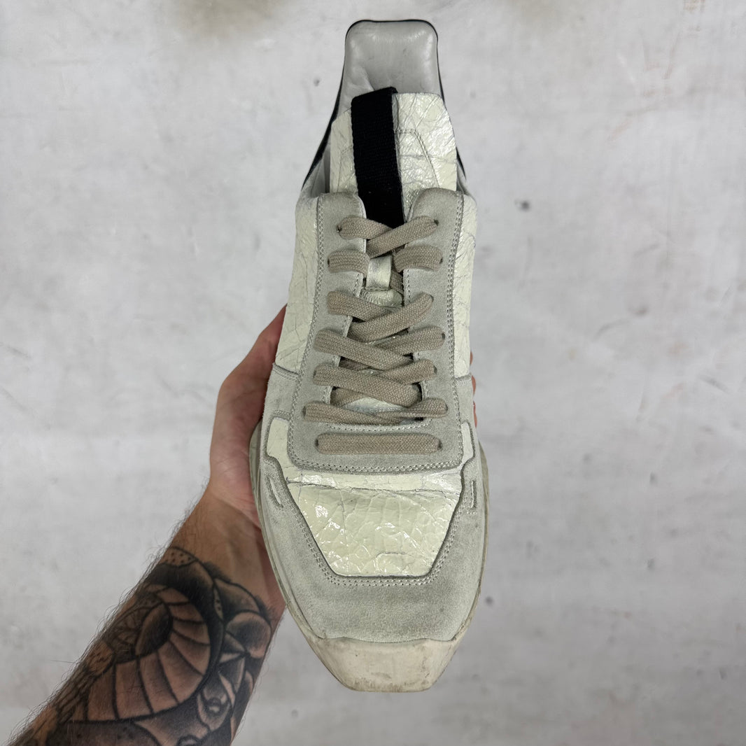 Rick Owens Crinkled Leather Runners