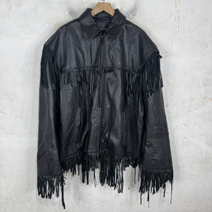Balenciaga Leather Tassel Sample Jacket