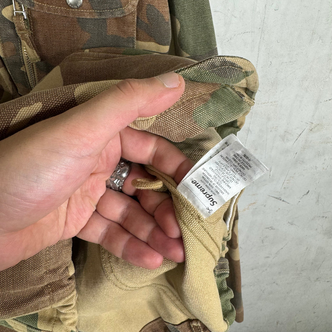 Supreme Camo Canvas Clip Jacket