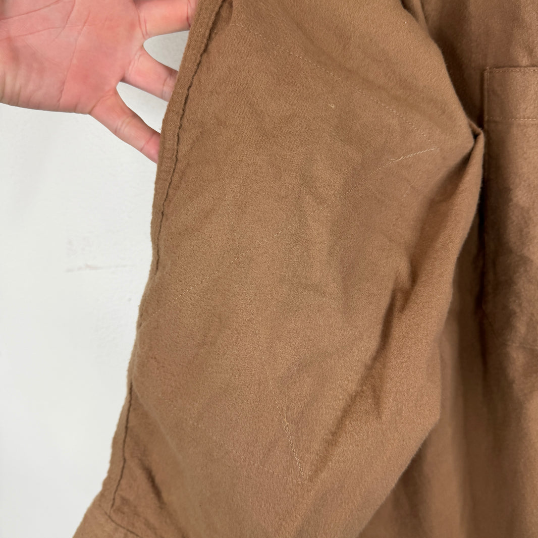 Engineered Garments Brown Cotton Button Up Shirt
