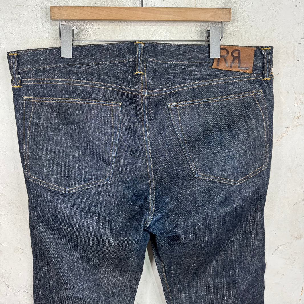 RRL Slim Narrow Raw Selvedge Jeans