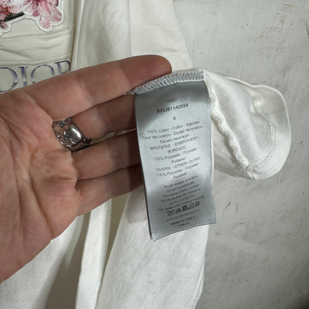 Dior Sorayama Floral Patch Pocket T-Shirt