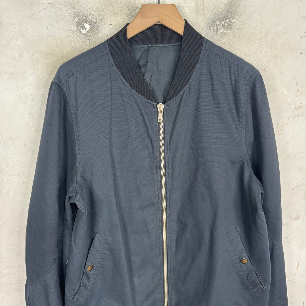 Rick Owens Canvas Light Bomber Jacket