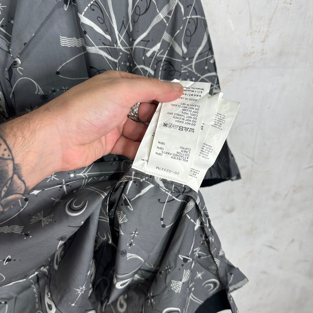 Sacai Paisley Buttoned S/S Shirt