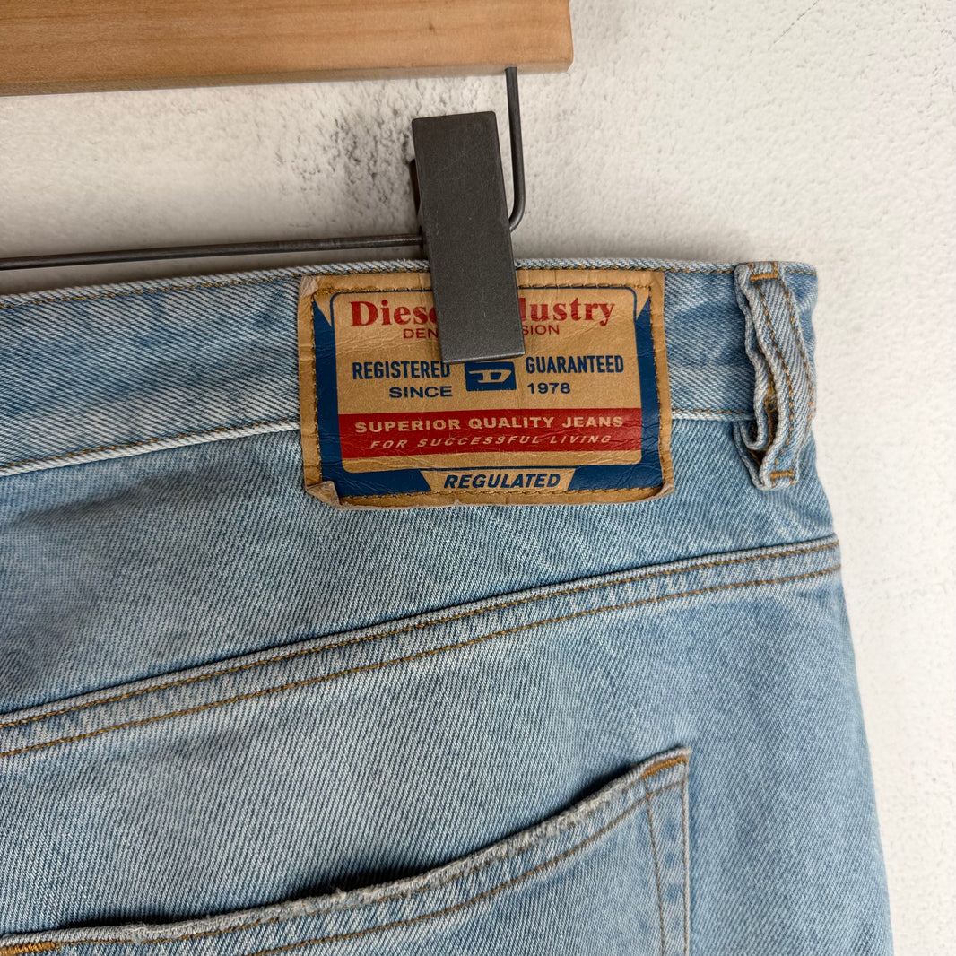 Diesel Baggy Blue Distressed Jeans
