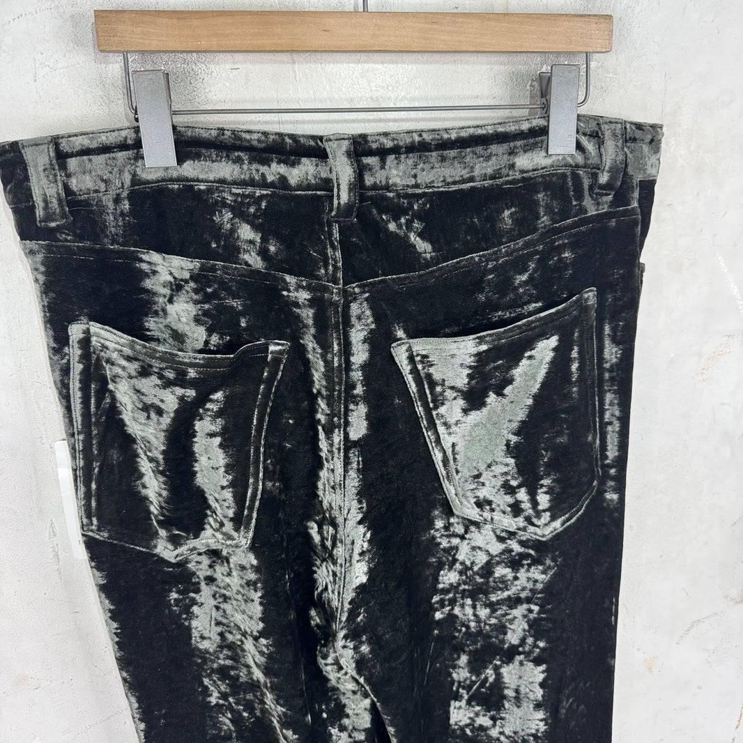 Balenciaga Shiny Velvet 5 Pocket Pants