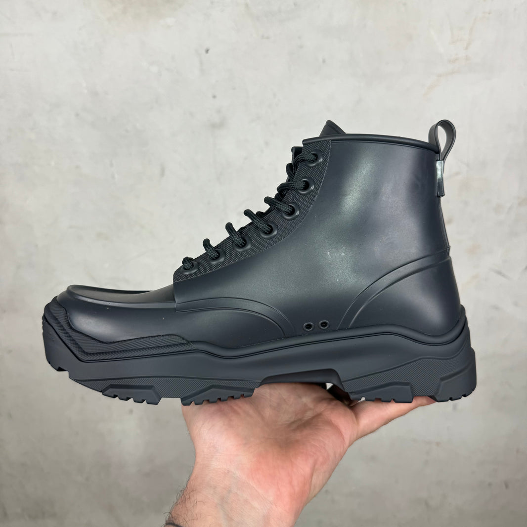 Dior Rubber Lace Up Boots