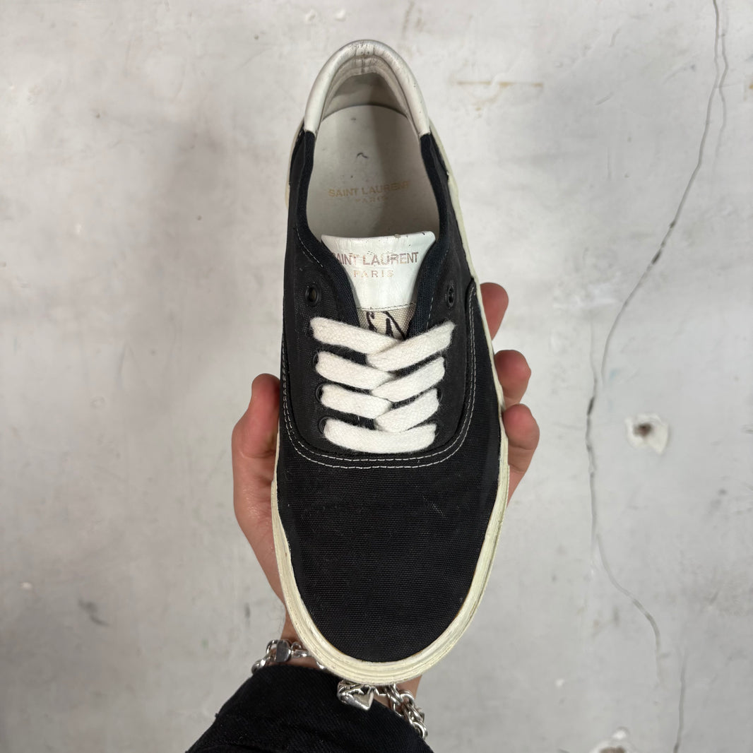Saint Laurent Black Low Sneakers