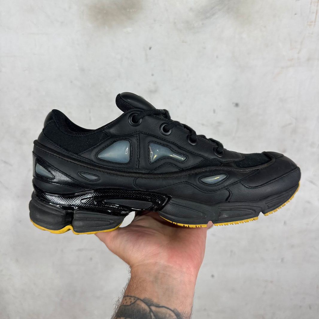 Raf Simons x Adidas Black Ozweegos