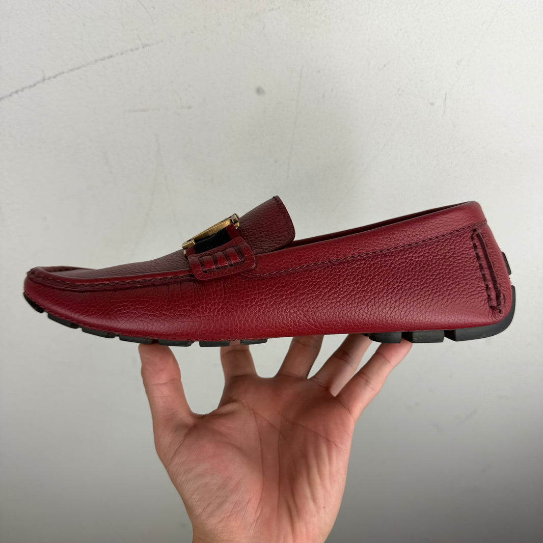 Louis Vuitton Red Driving Shoes