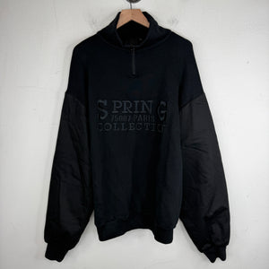 Balenciaga Spring Collection Hybrid Quarter Zip Sweater