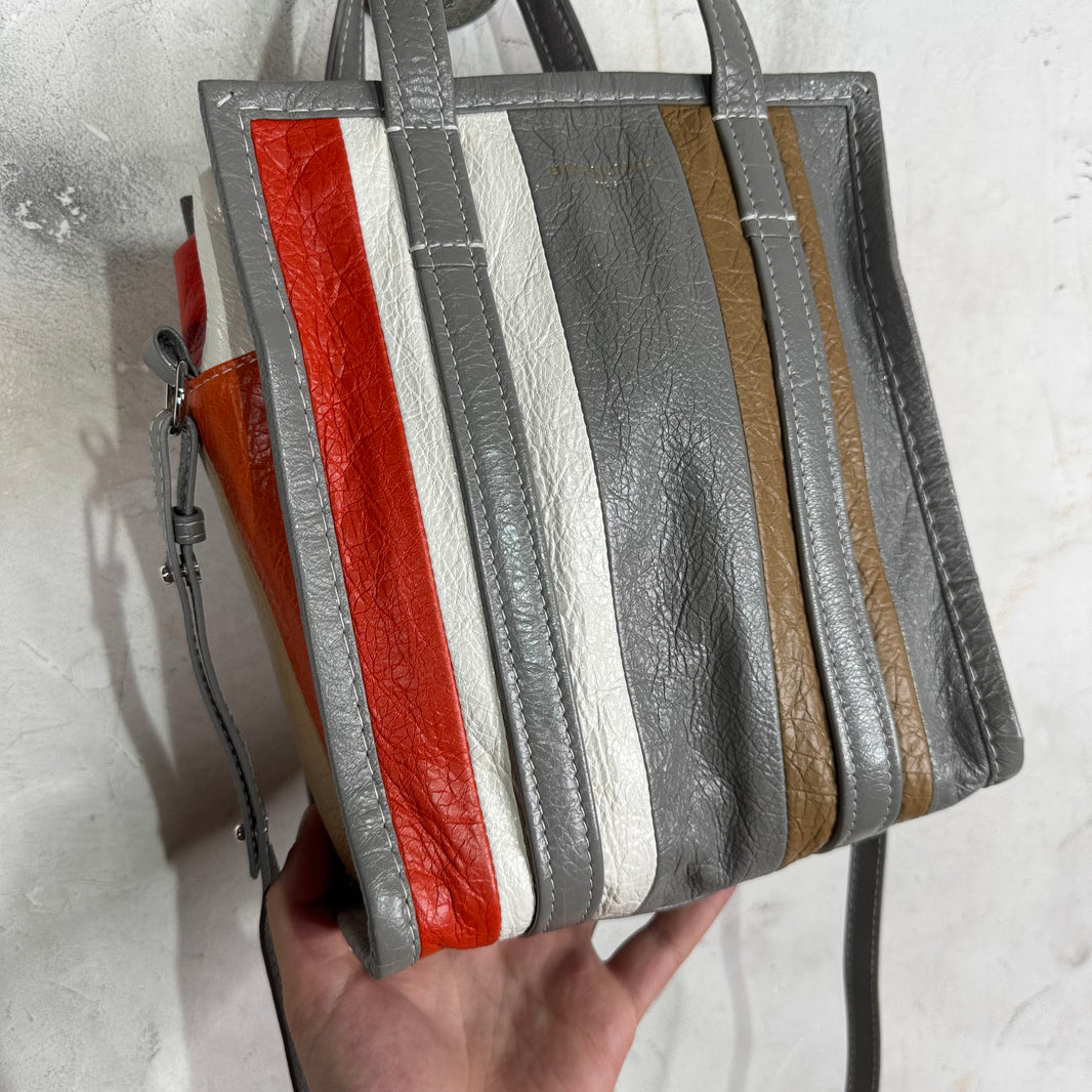 Balenciaga Mini Bazaar Leather Tote Bag