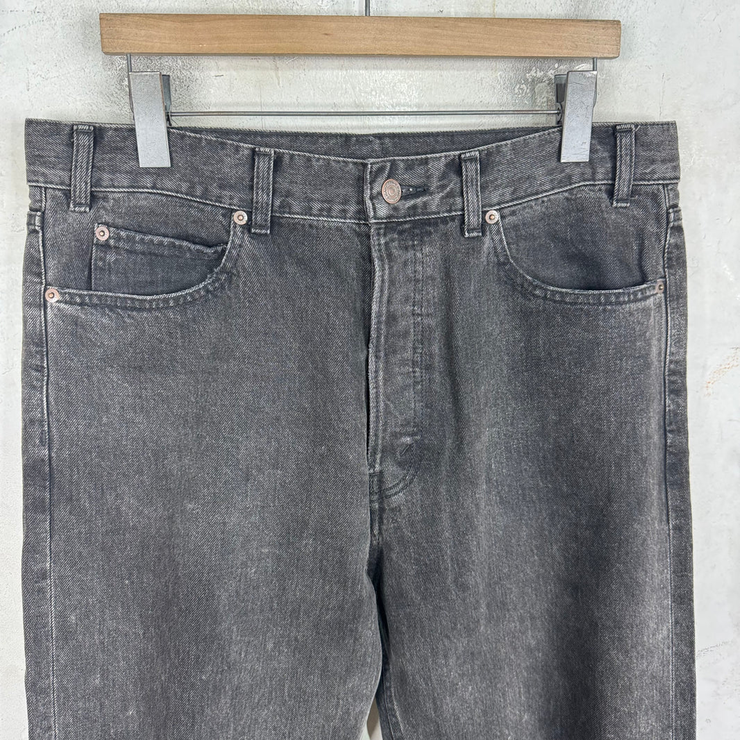 Celine Charcoal Distressed Kurt Jeans
