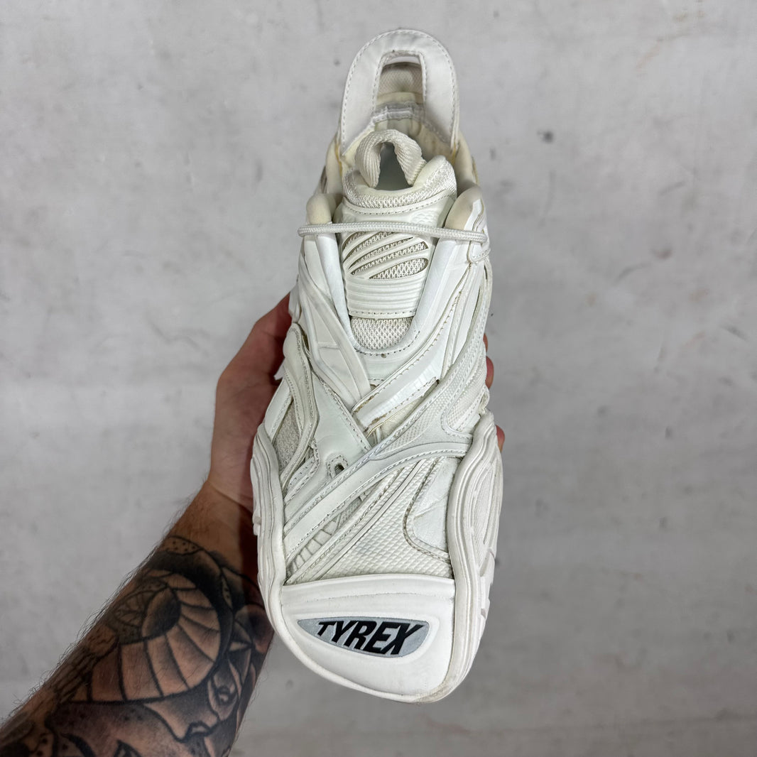 Balenciaga White Tyrex Sneakers